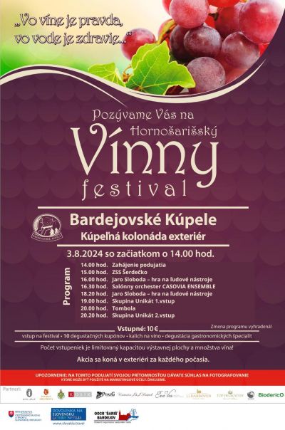 HORNOŠARIŠSKÝ VÍNNY FESTIVAL